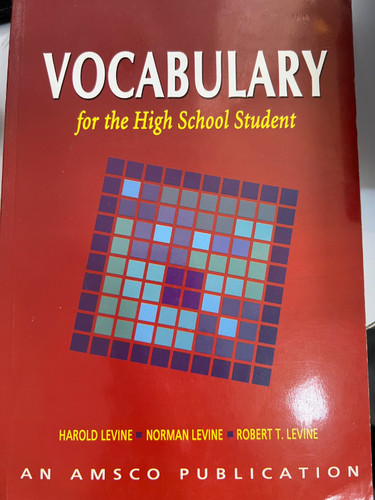 کتاب زبان vocabulary for the high school student